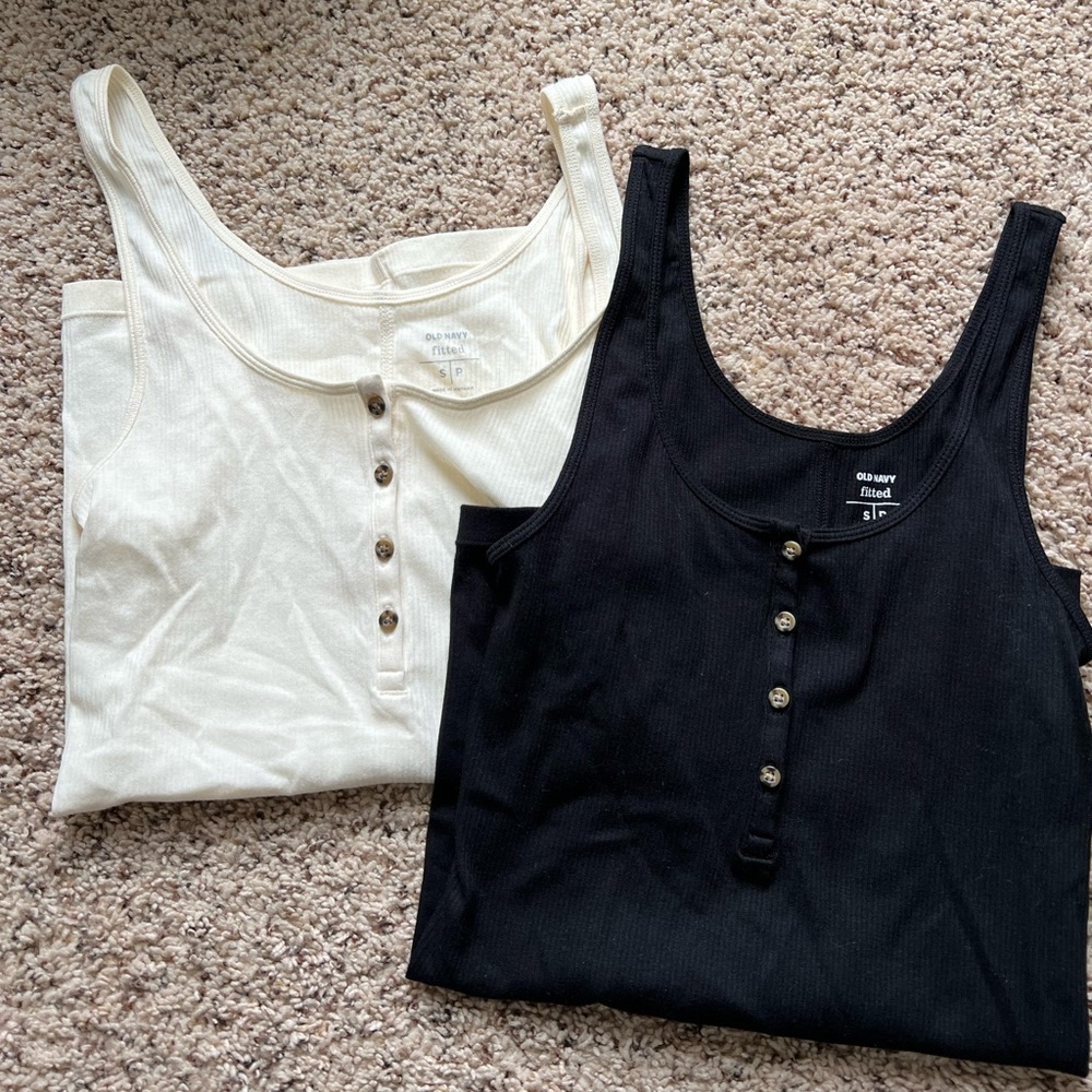 Old Navy Fitted Tank - Set of Two